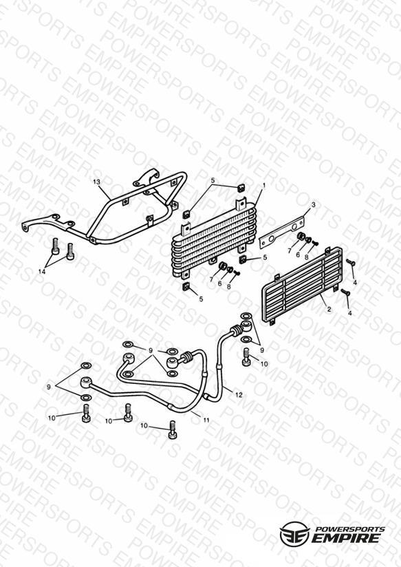 Oil Cooler 3 Cylinder » 35802