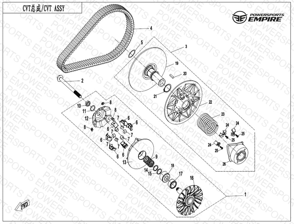 E05 — CVT ASSEMBLY