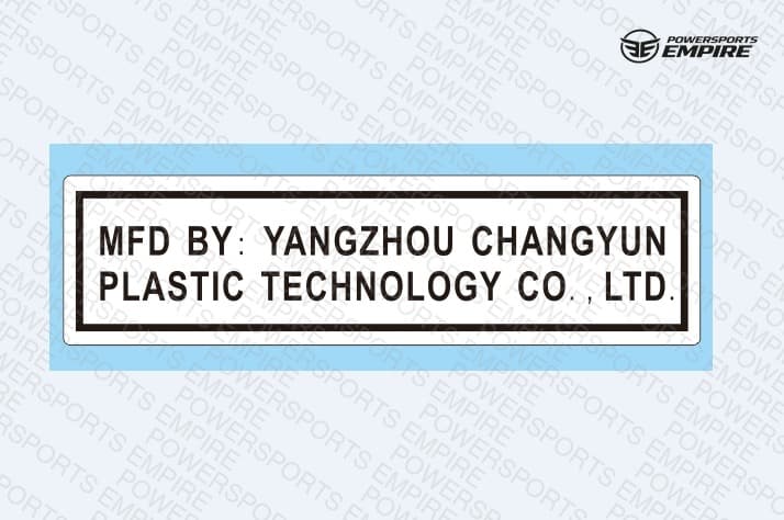 F19-M — LABEL, FUEL TANK