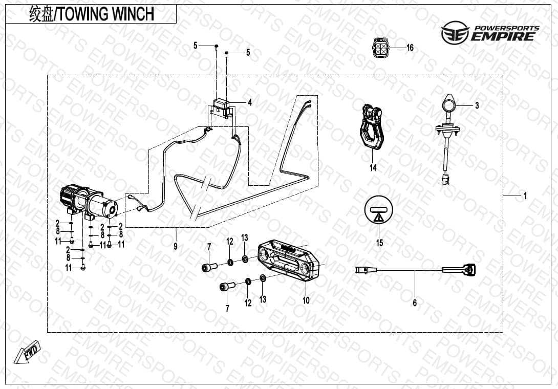 F15-2 — TOWING WINCH