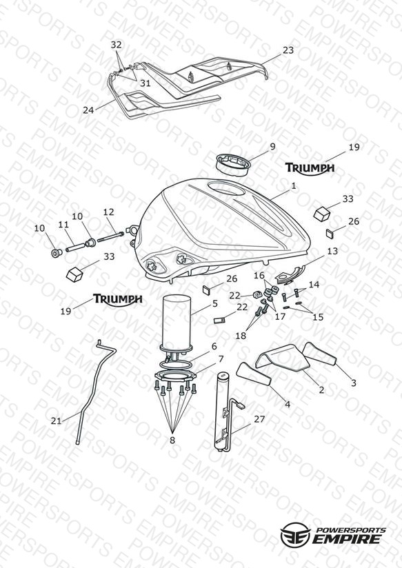 Fuel Tank, Fuel Pump & Fittings