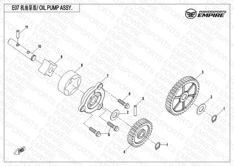 E07 — OIL PUMP ASSY.
