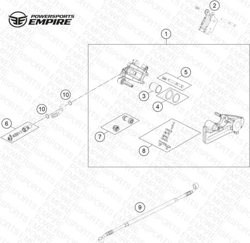 REAR BRAKE CALIPER