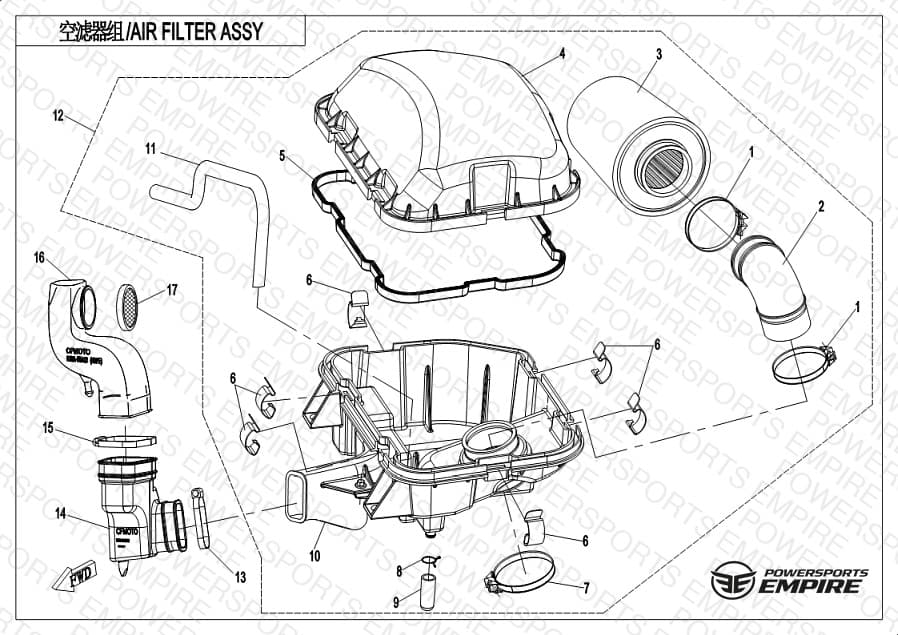 F41 — AIR FILTER ASSY.