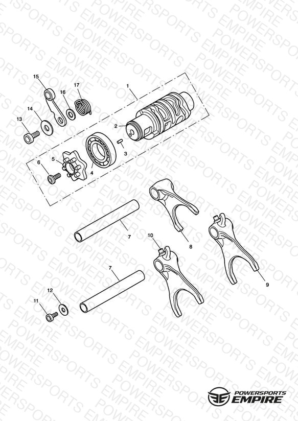 Gear Selector Drum