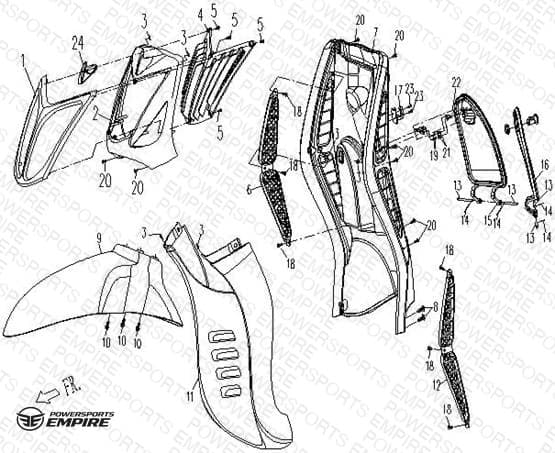 F04-2 — PLASTIC PARTS