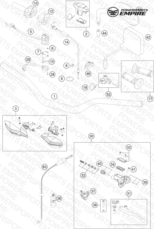 HANDLEBAR, CONTROLS