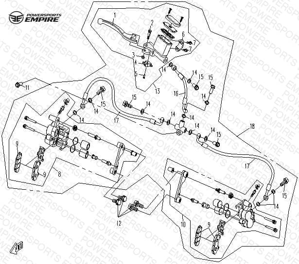 F21 — FRONT HYDRAULIC BRAKE SYSTEM