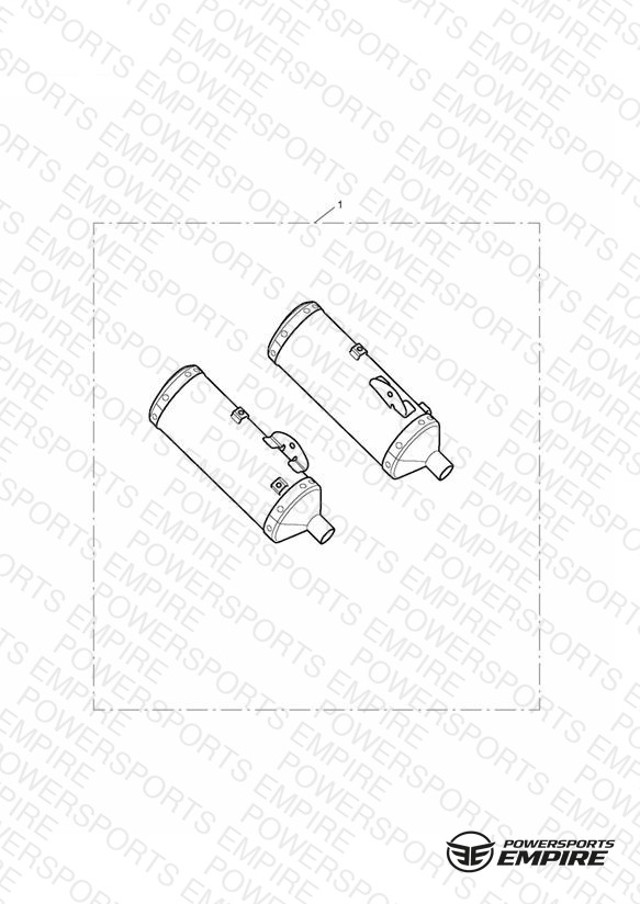 Silencer, Aftermarket, Pair