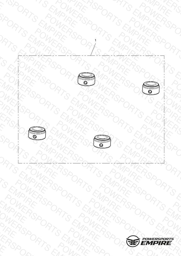 Head Bolt Cover Kit, Black