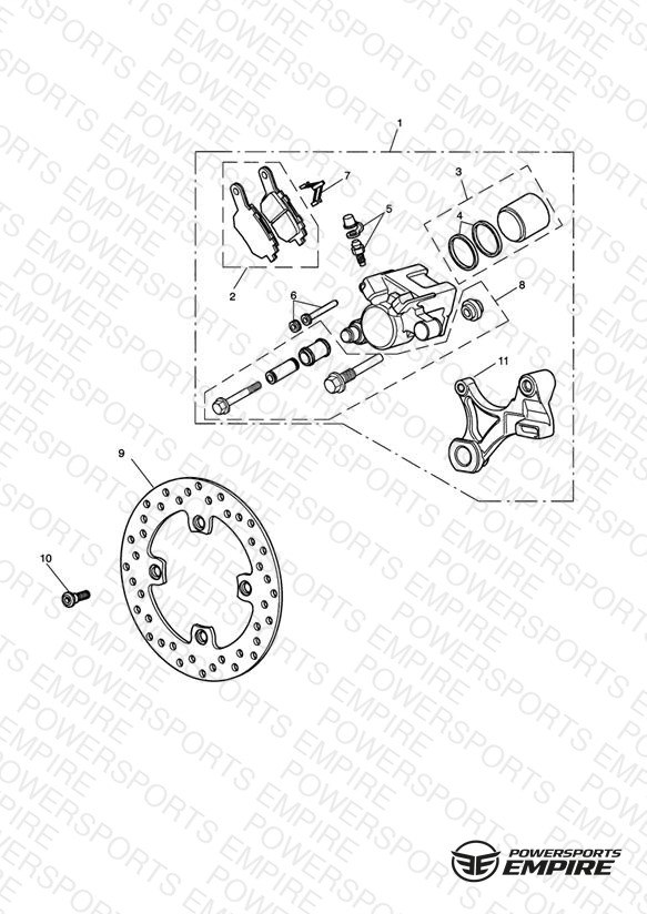 Rear Brake & Disc