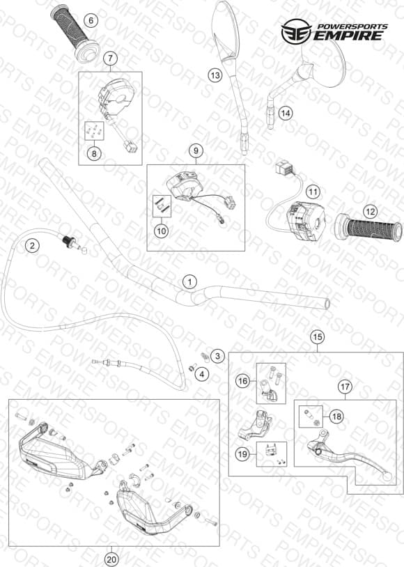 HANDLEBAR, CONTROLS
