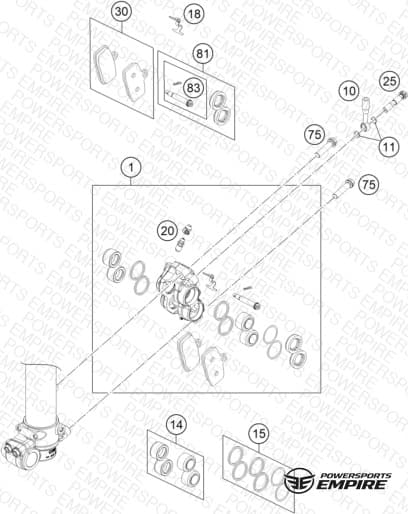 FRONT BRAKE CALIPER