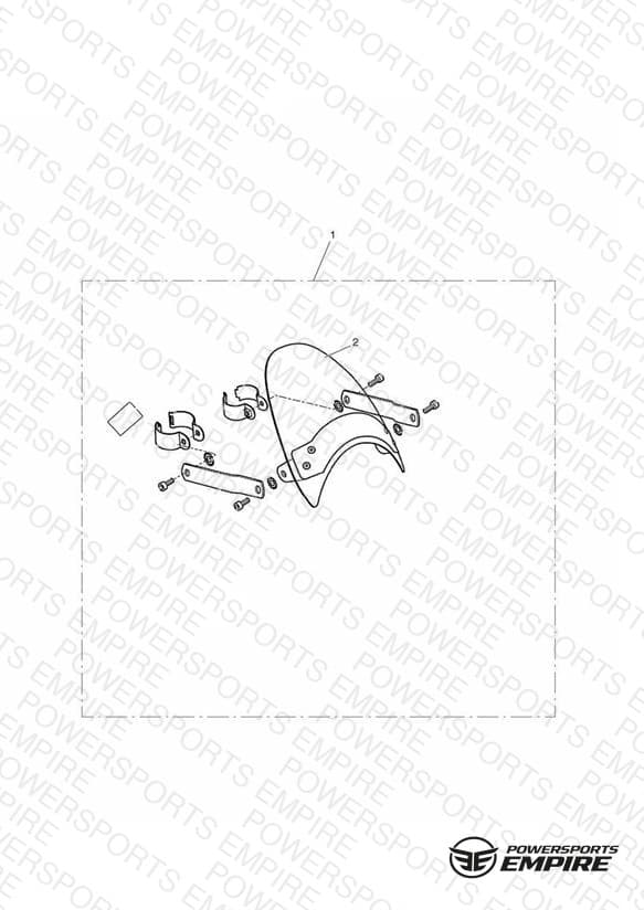 Flyscreen Kit >237540, Chrome