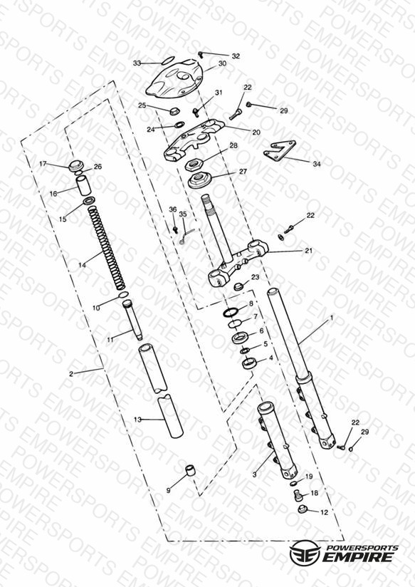 Front Forks and Yokes 42275 » » 95082