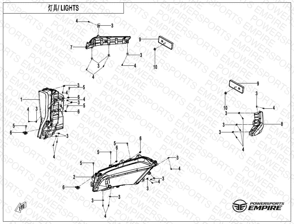 F16-A — LIGHT (WITHOUT TURN LIGHT)