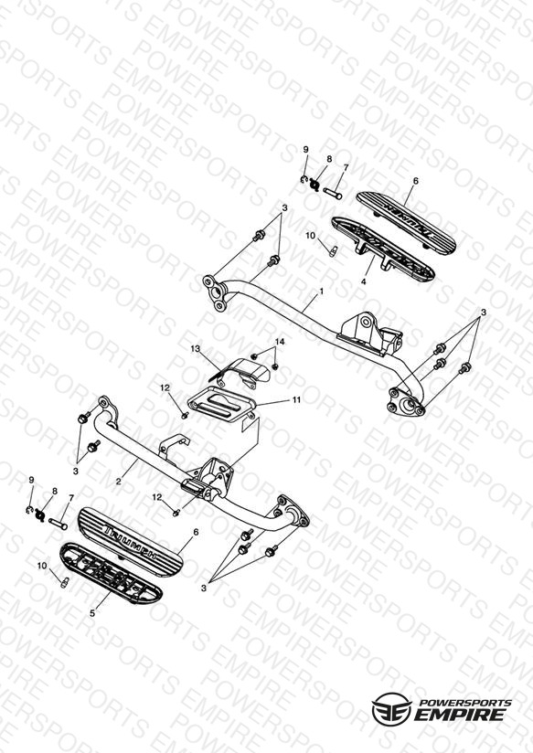 F. Footrests & Mountings - Rocket III Classic (incl. Special Edition)