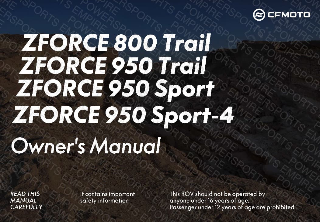 F38-A — OWNERS MANUAL(NA)