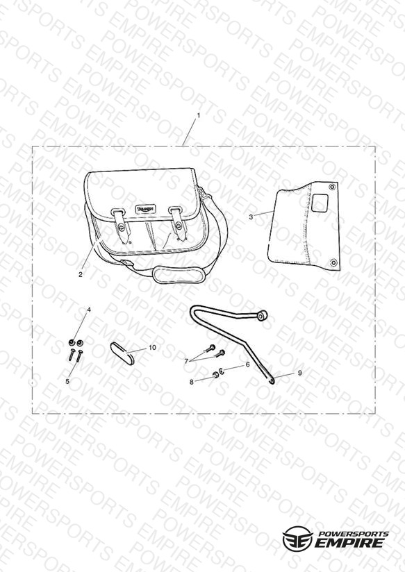 Pannier Kit, RH, Waxed