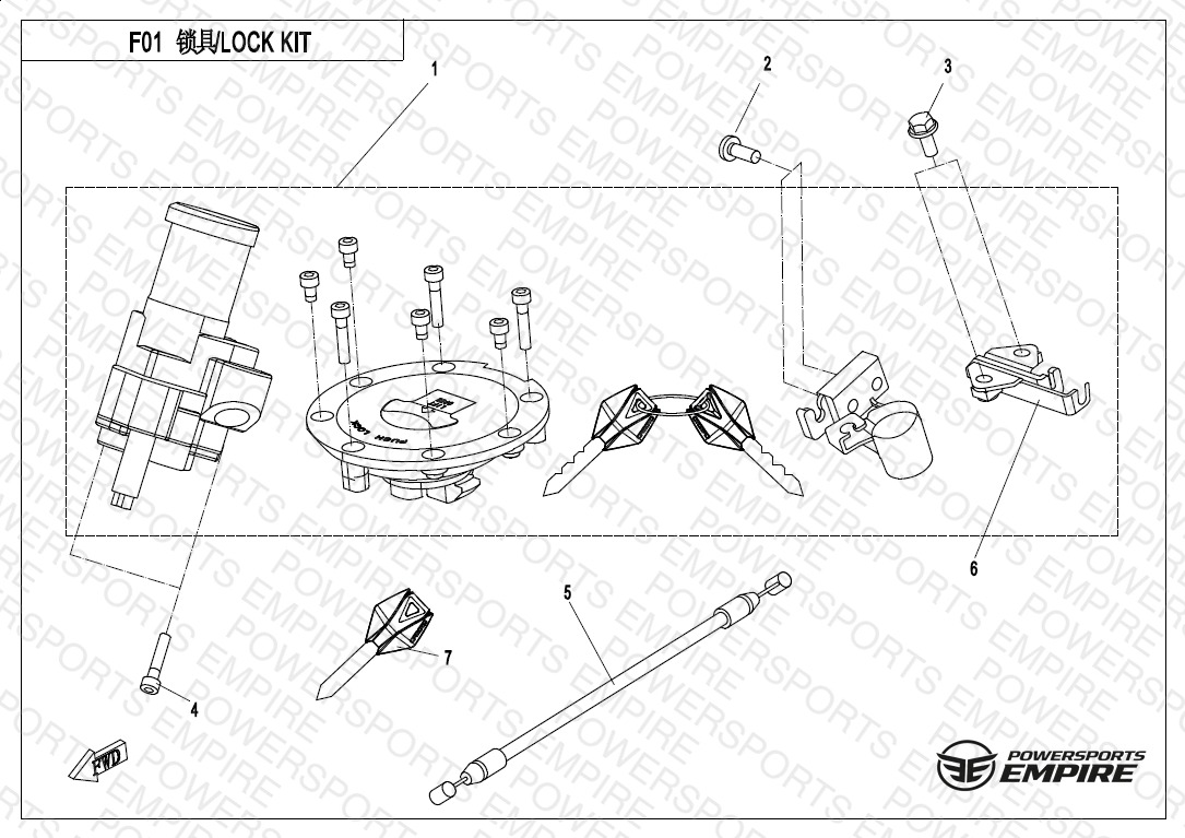 F01 — LOCK KIT