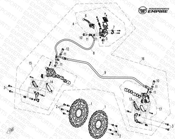 F08-1 — FRONT BRAKE SYSTEM