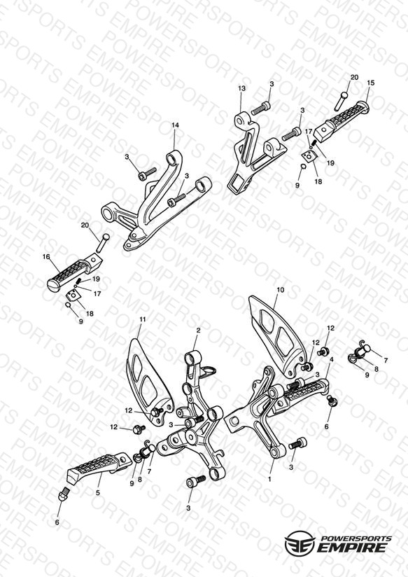 Footrests & Mountings