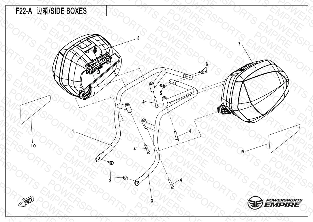F22-A — SIDE BOXES(PLASTIC)