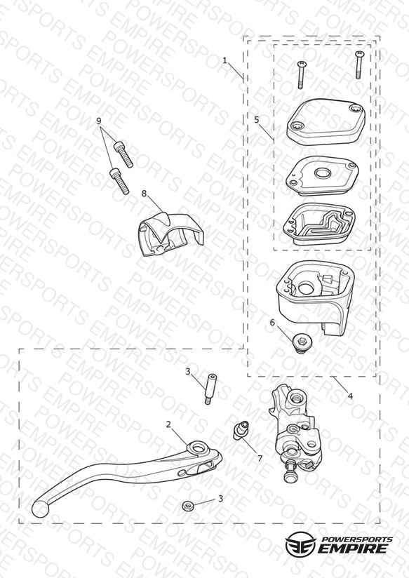 Front Brake M/Cyl Assy