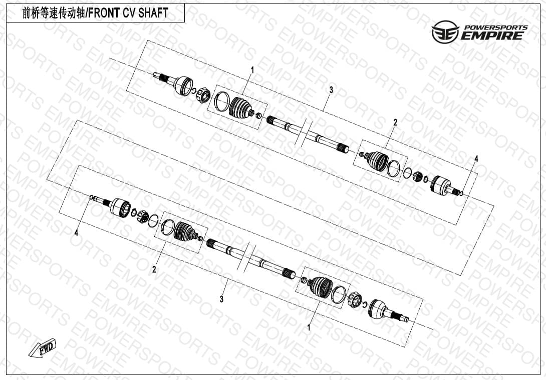 F27 — FRONT CV SHAFT