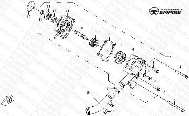E22 — WATER PUMP ASSY.