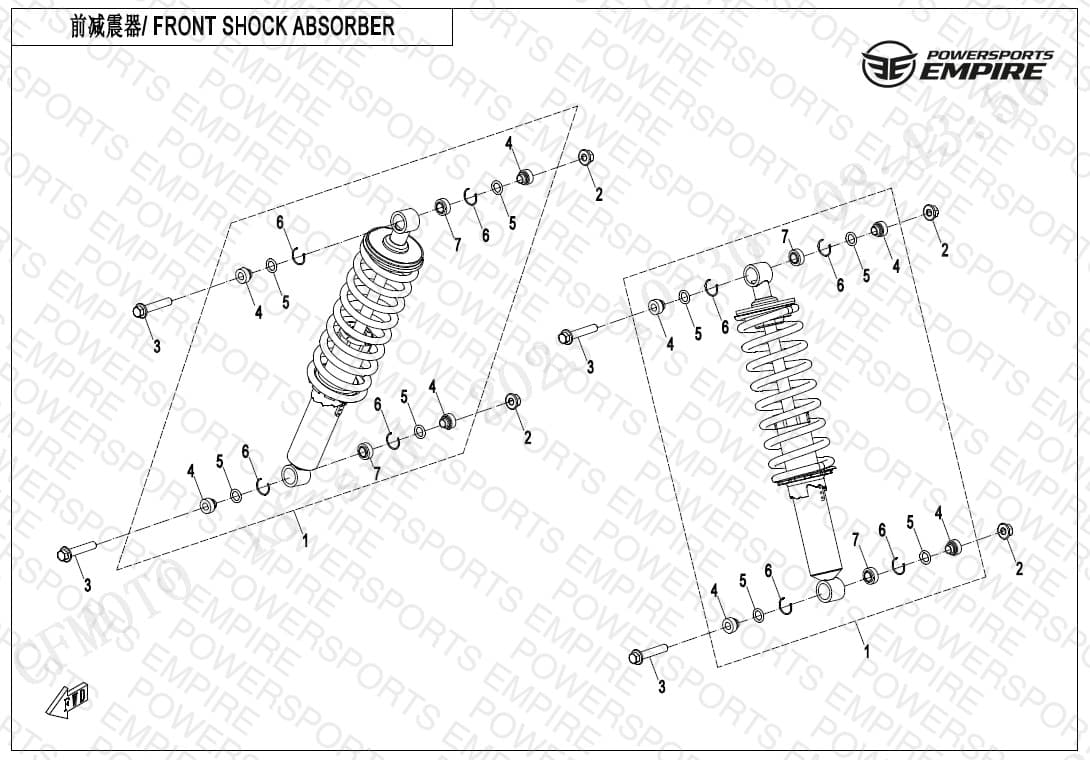 F05-2-D — FRONT SHOCK ABSORBER(OIL)