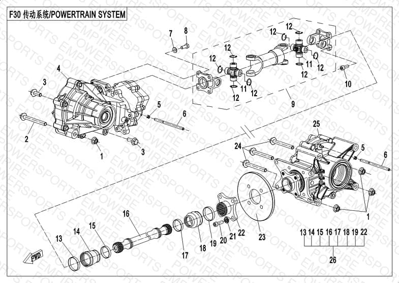 F30 — DRIVETRAIN SYSTEM