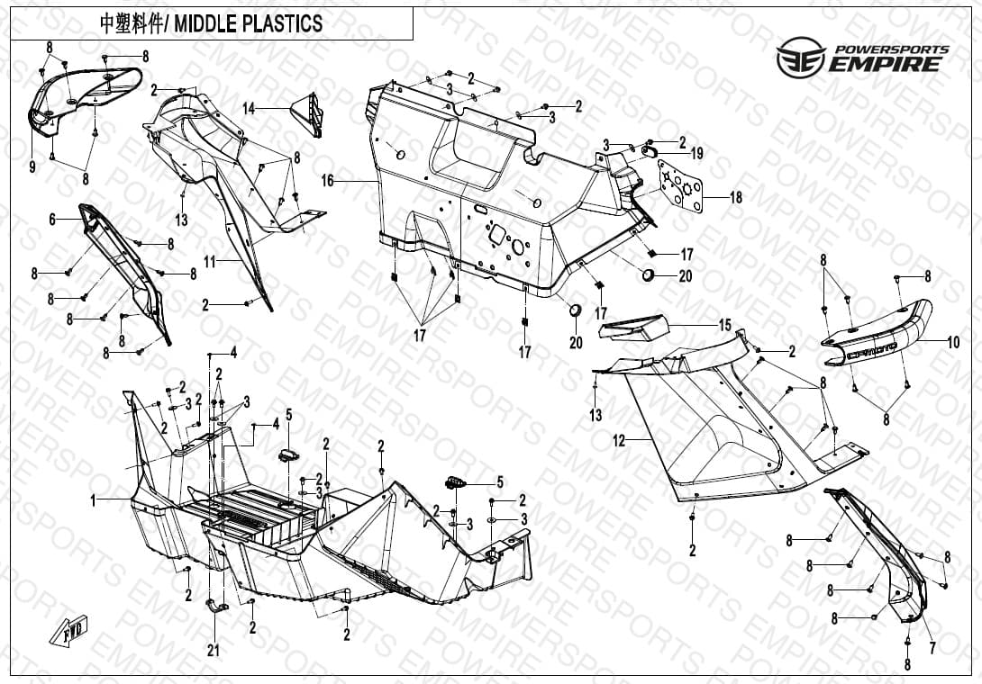 F04-3 — MIDDLE PLASTIC