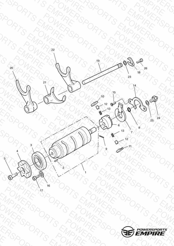 Gear Selector Drum