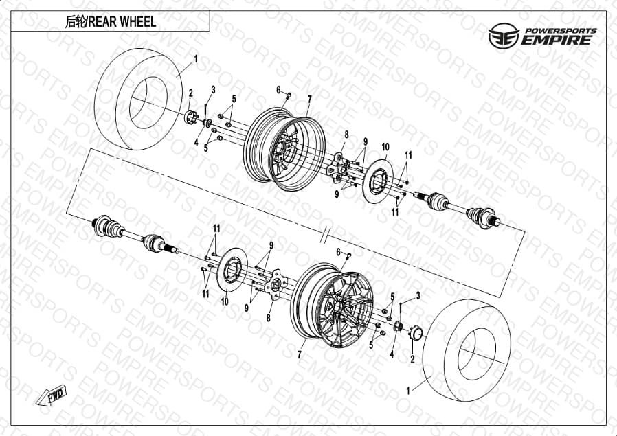 F11 — REAR WHEEL