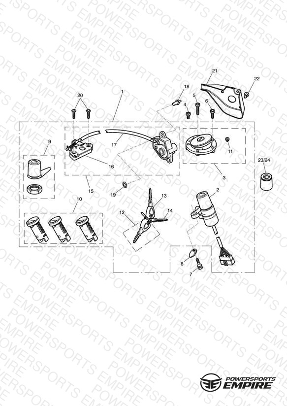 Ignition Switch & Lock Set