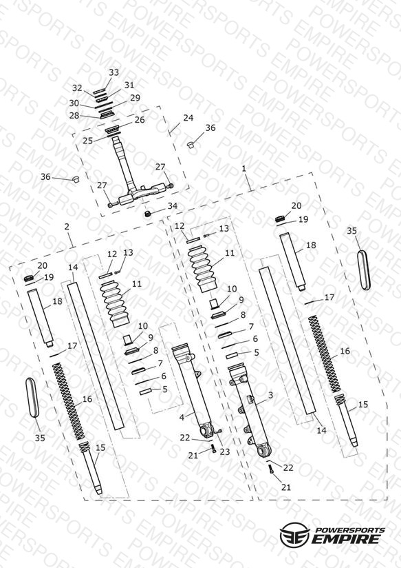 Front Forks & Lower Yoke