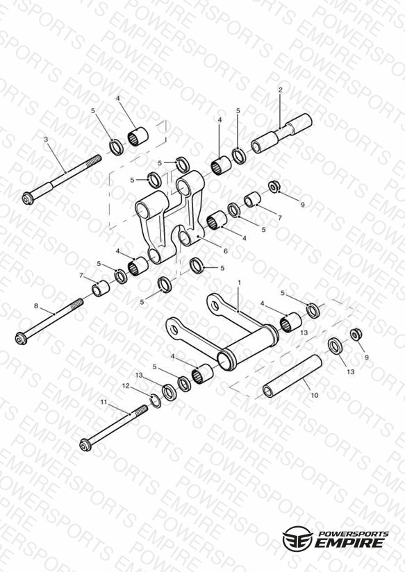 Rear Suspension Linkage Single sided swingarm