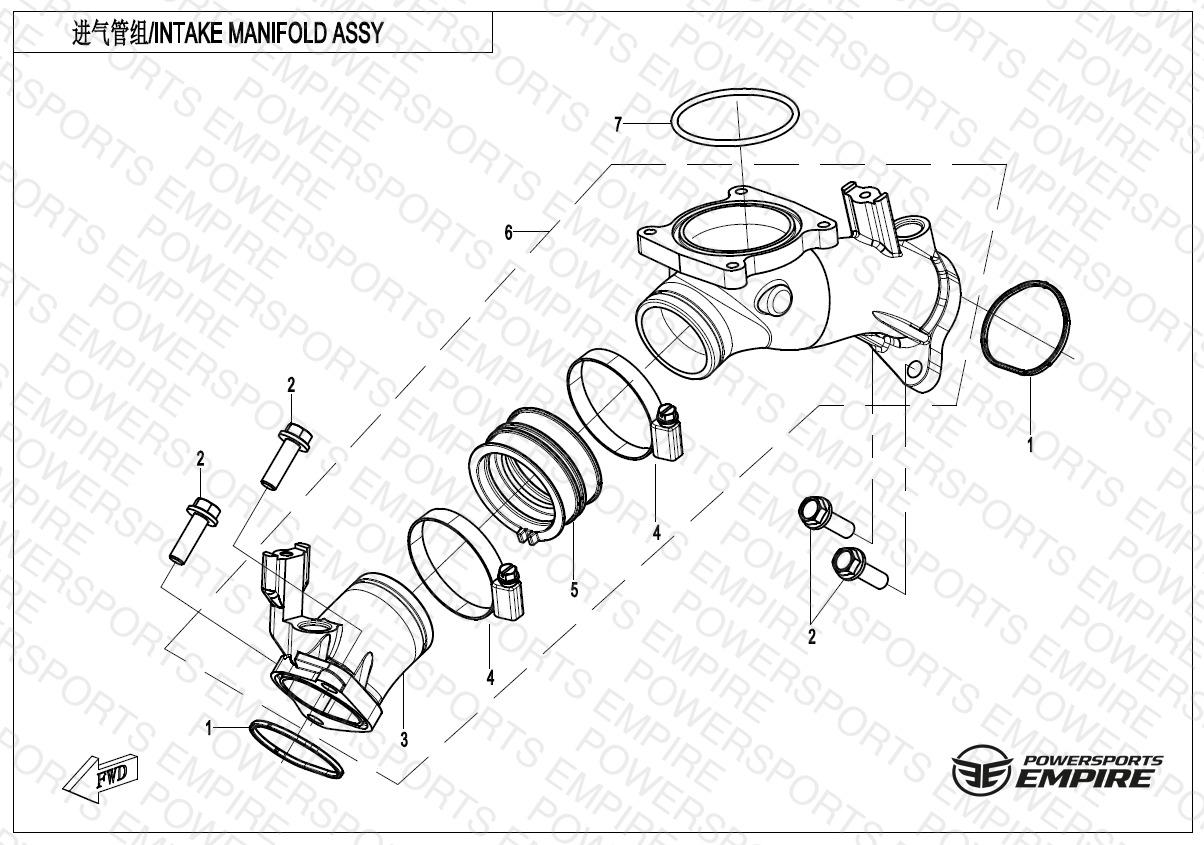 E02-5-A-V2 — INTAKE MANIFOLD ASSY(WITHOUT FUEL DESORPTION PORT)