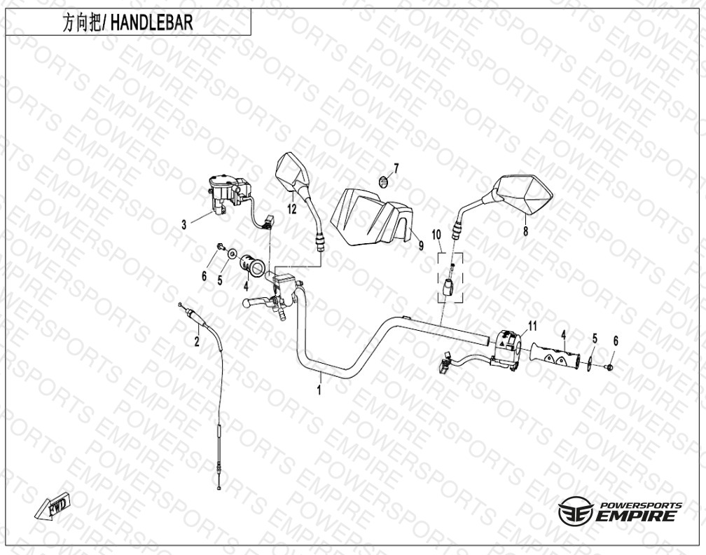 F10-1 — HANDLEBAR
