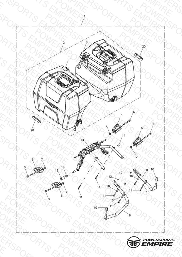 2 Box Pannier Kit, US, CA & SG