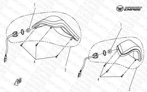 F03 — REAR TURN LIGHT/REAR POSITION LIGHT