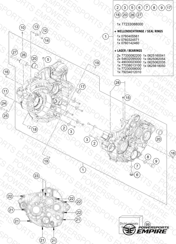 ENGINE CASE
