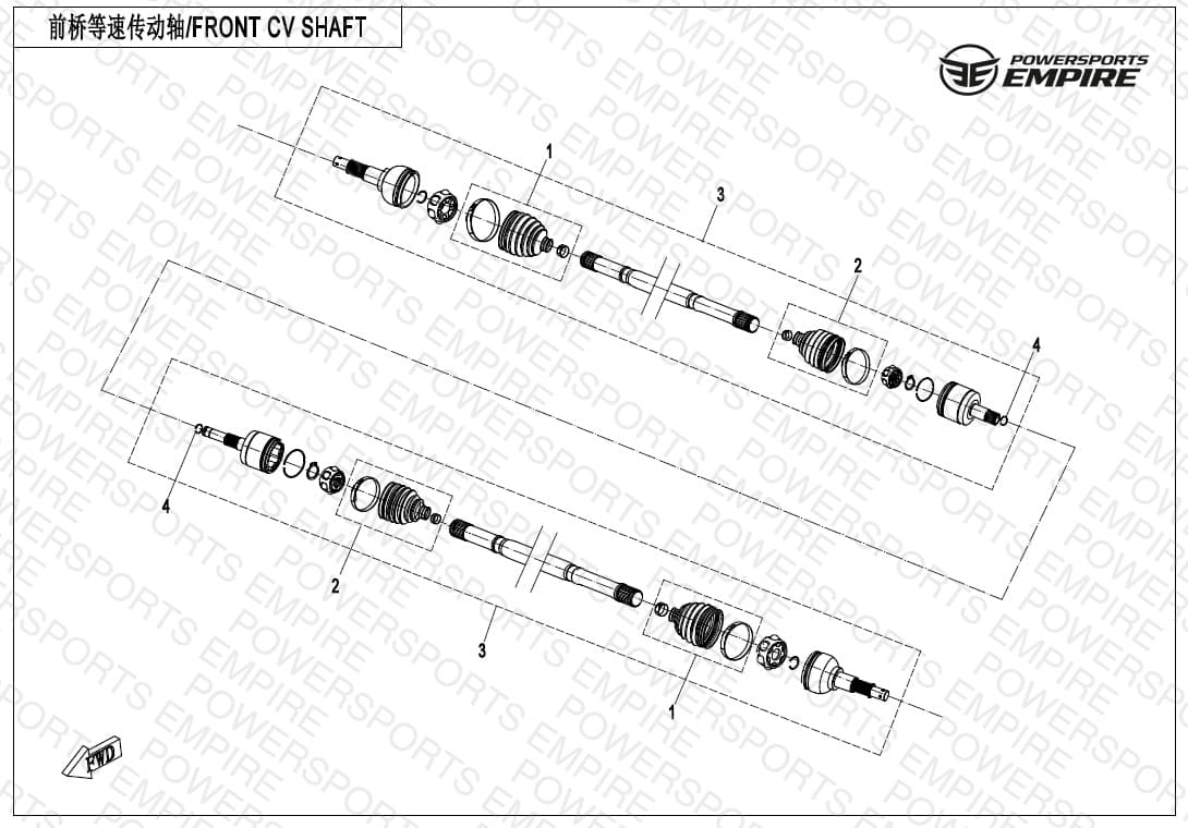 F27 — FRONT CV SHAFT