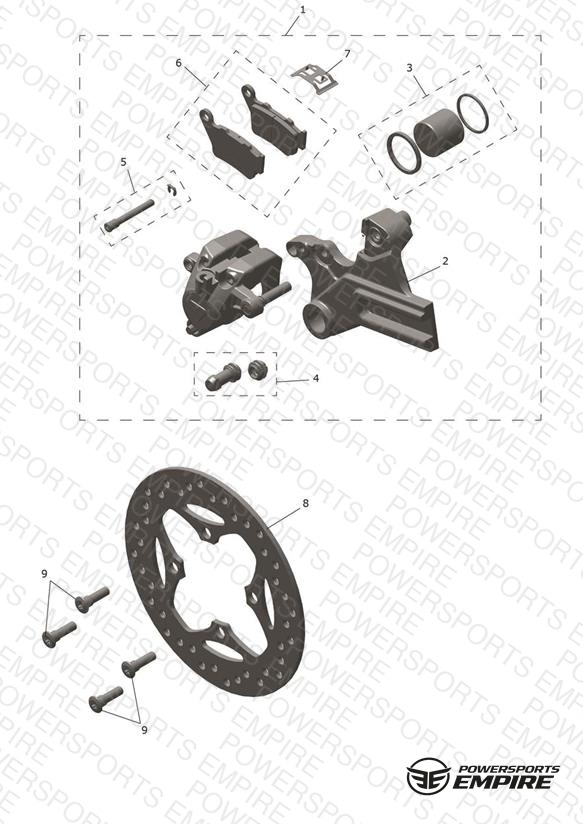 Rear Caliper & Disc