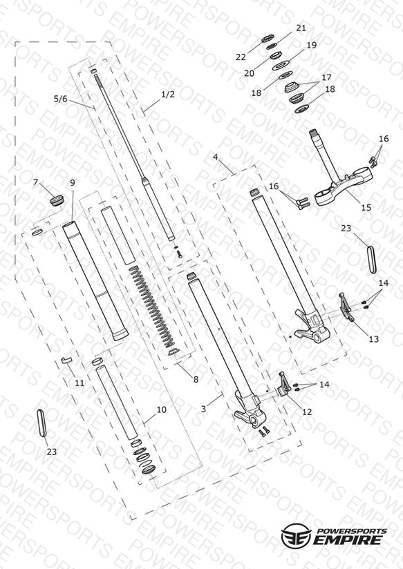 Front Forks & Lower Yoke