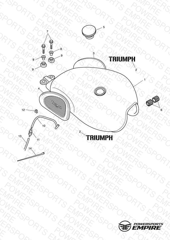 Fuel Tank & Fittings - Steve McQueen Edition