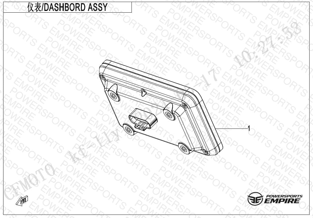 F17 — DASHBOARD ASSY