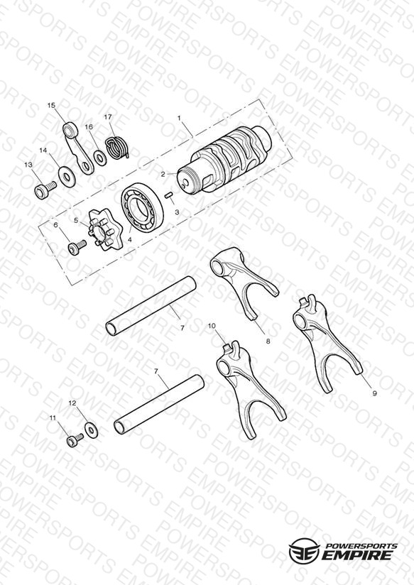 Gear Selector Drum