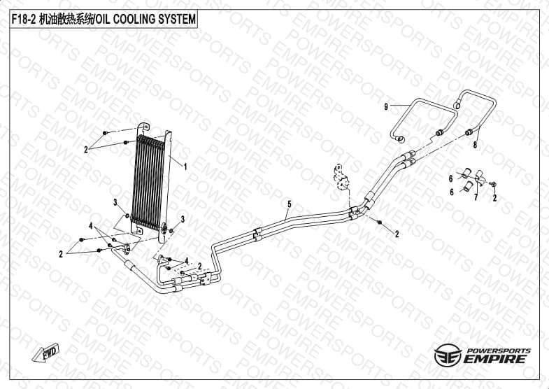 F18-2 — OIL COOLING SYSTEM